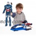 Marvel Avengers Titan Hero Series Iron Patriot Figure with Arc Thruster Jet Vehicle   553312479